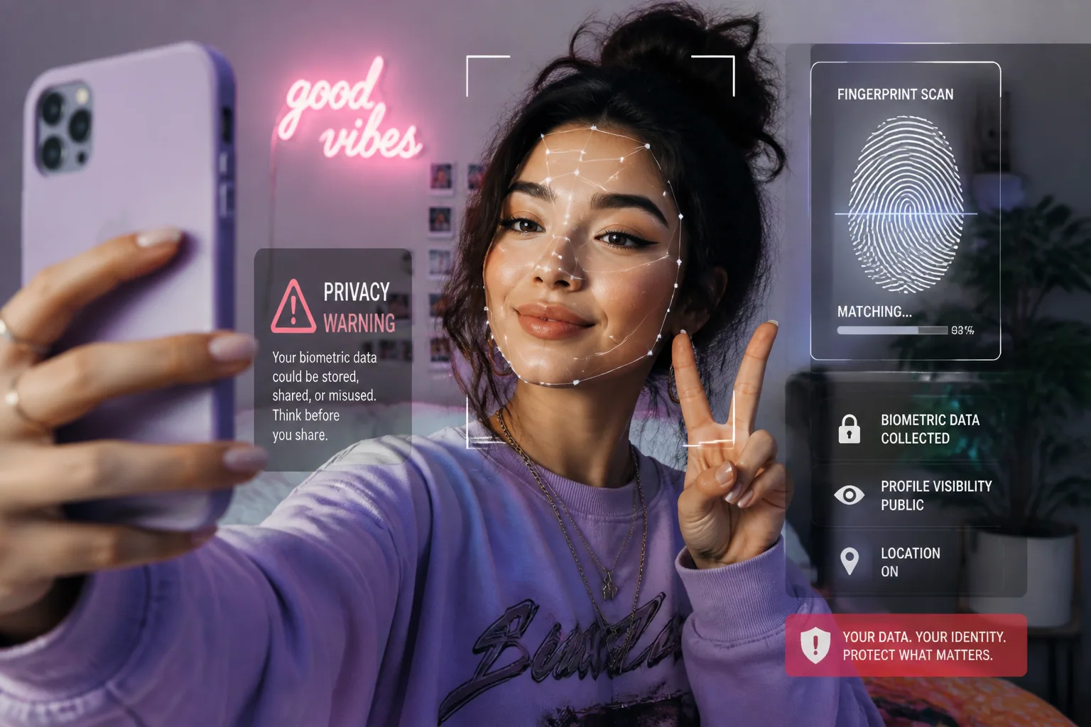 Peace Sign, Fingerprints & Risks: What Your Selfie Could Really Be Revealing