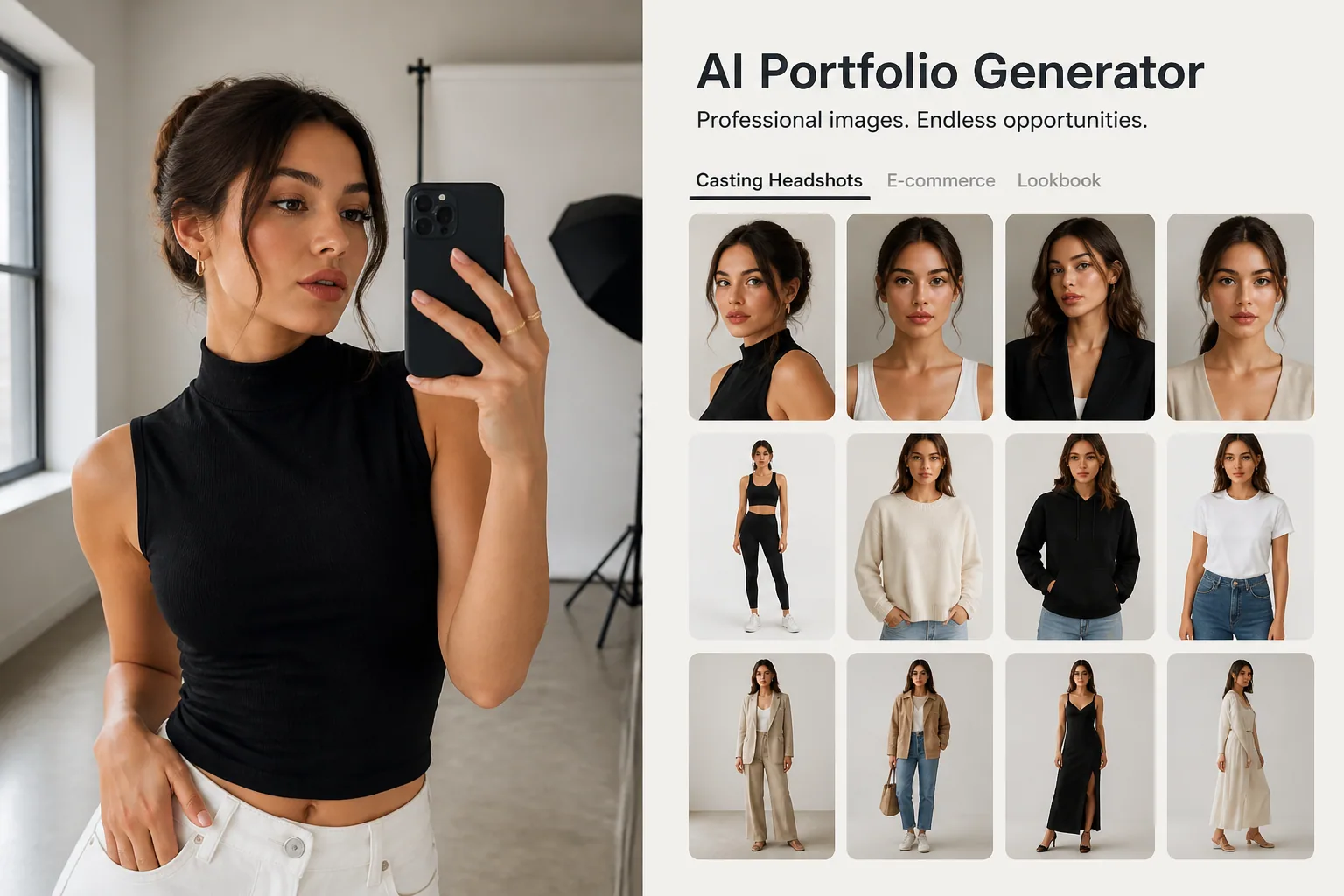 Working Behind the Selfie: How AI Photo Generators Are Changing Modeling, Casting, and E-Commerce
