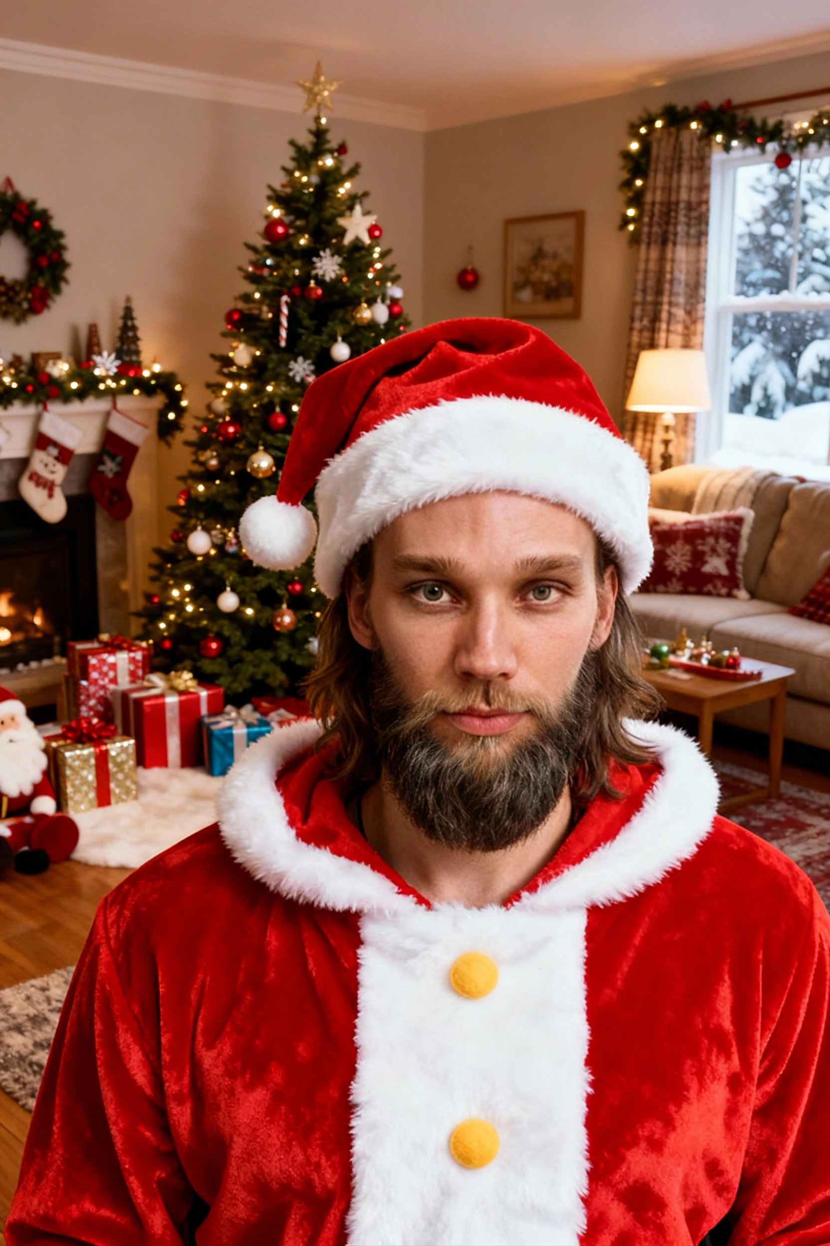 Christmas AI Portraits AI portrait for man