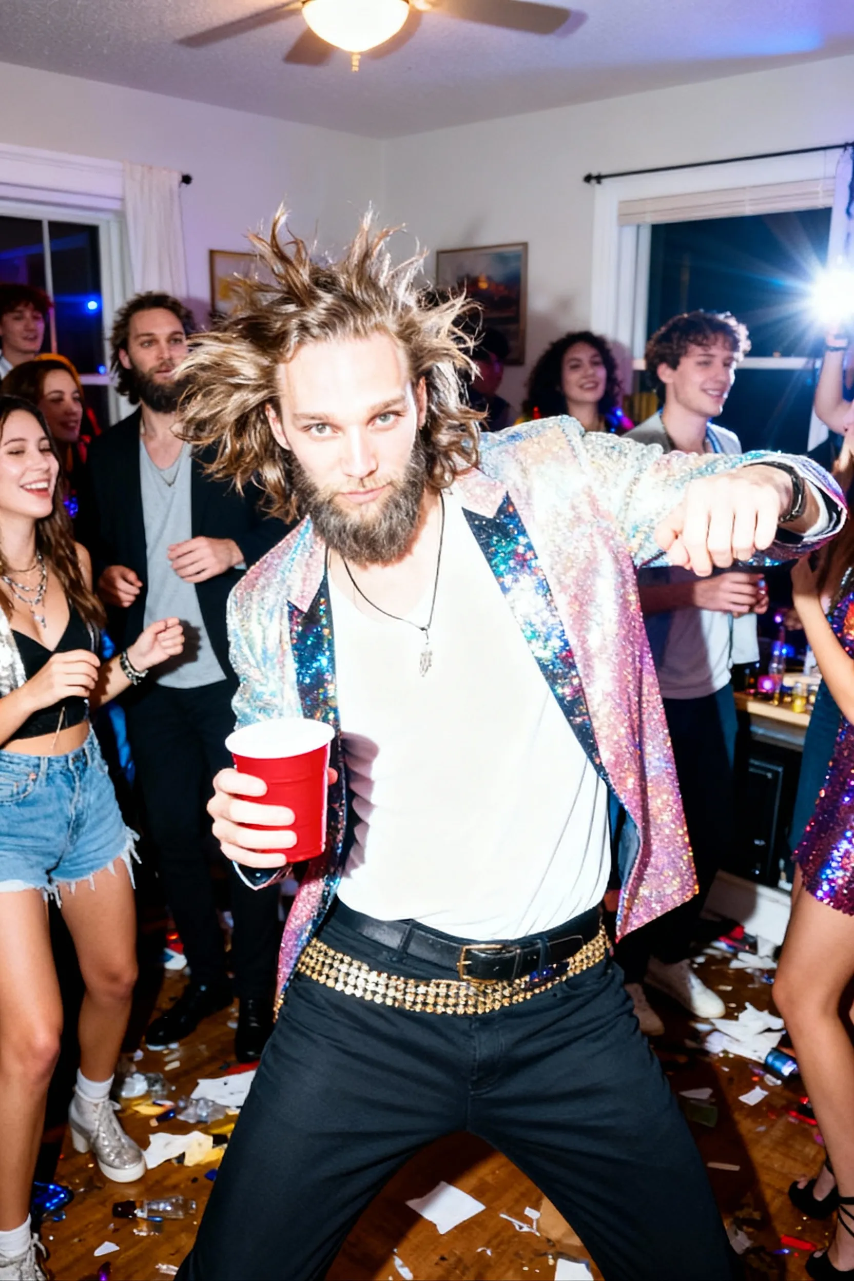 See yourself as College Party with AI