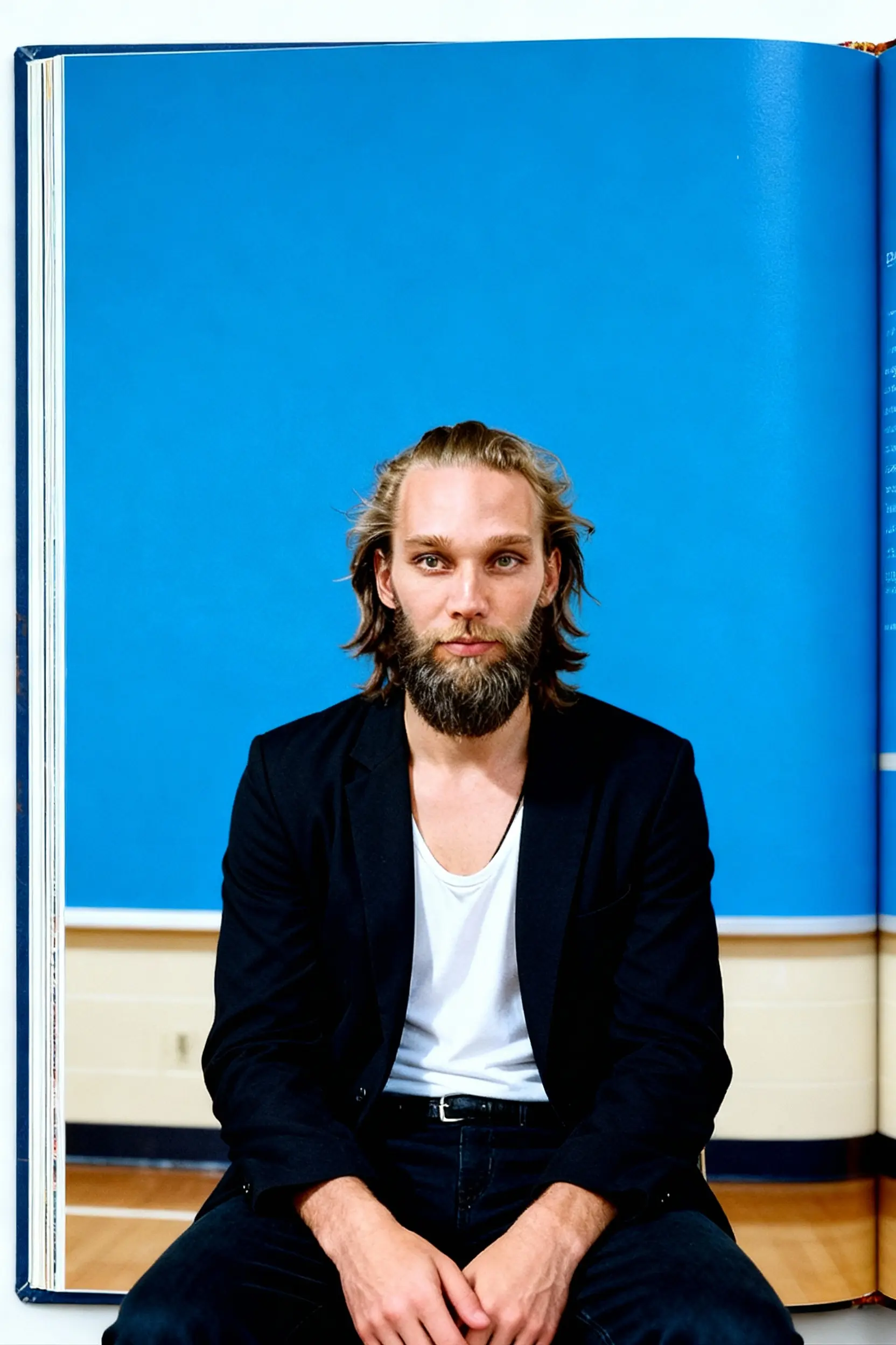College Yearbook Picture AI Portrait for Men