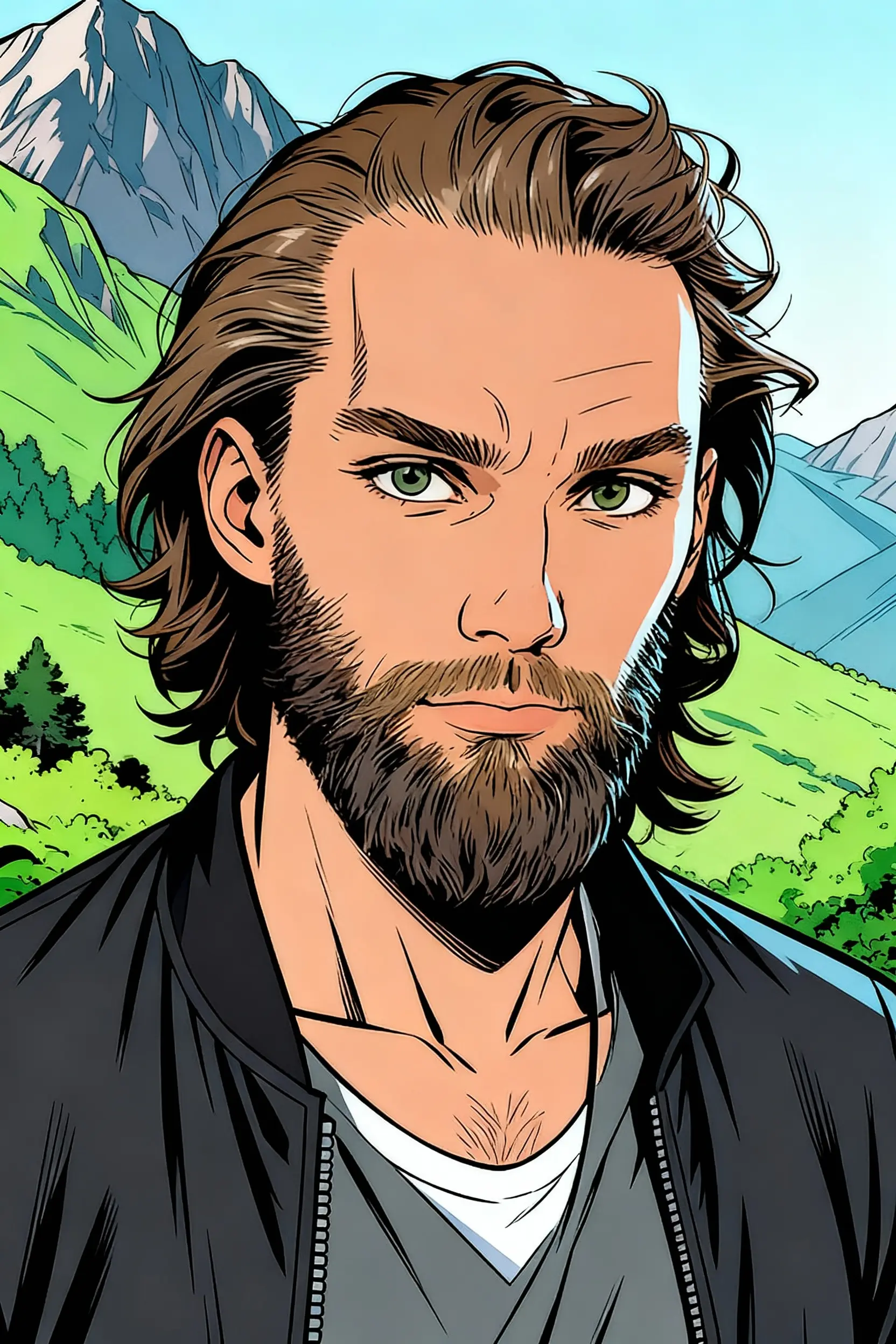 Comics AI Portrait for Men