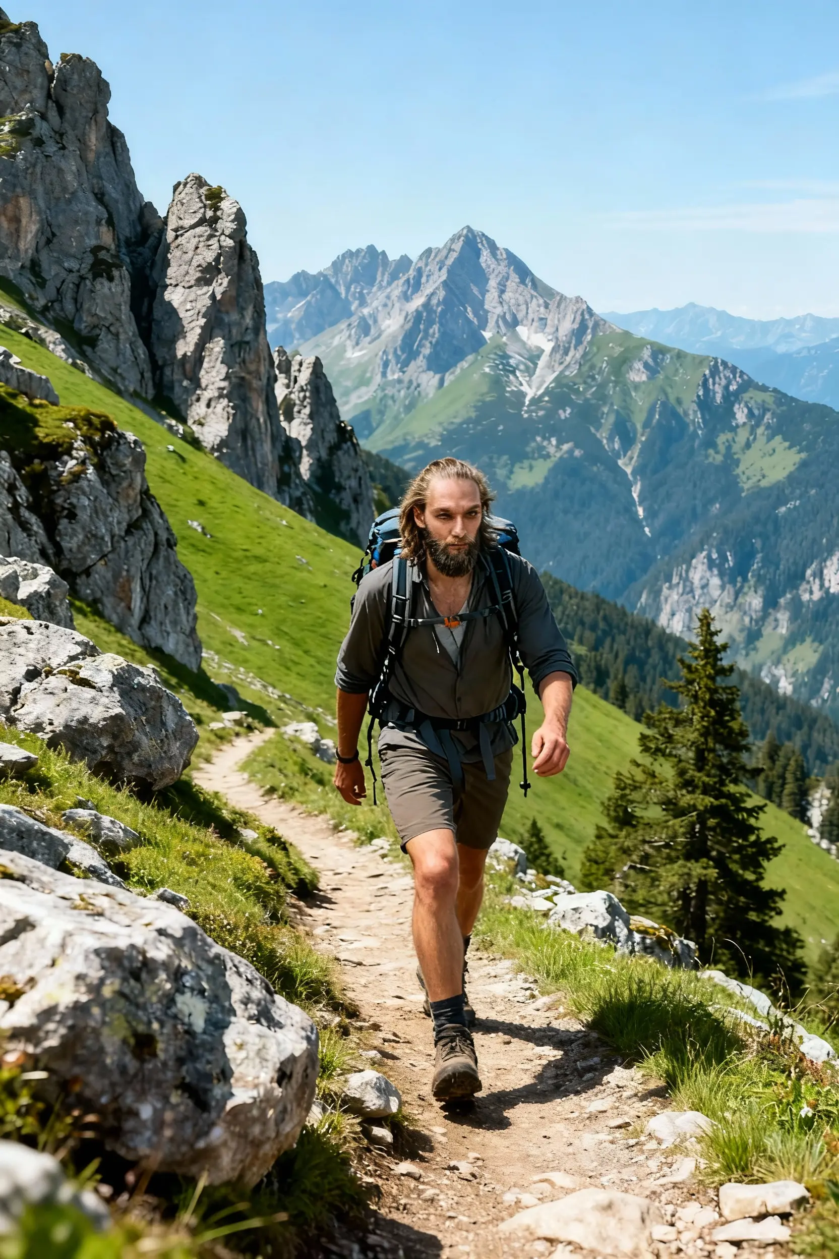 Mountain Explorer AI Portraits AI portrait for man