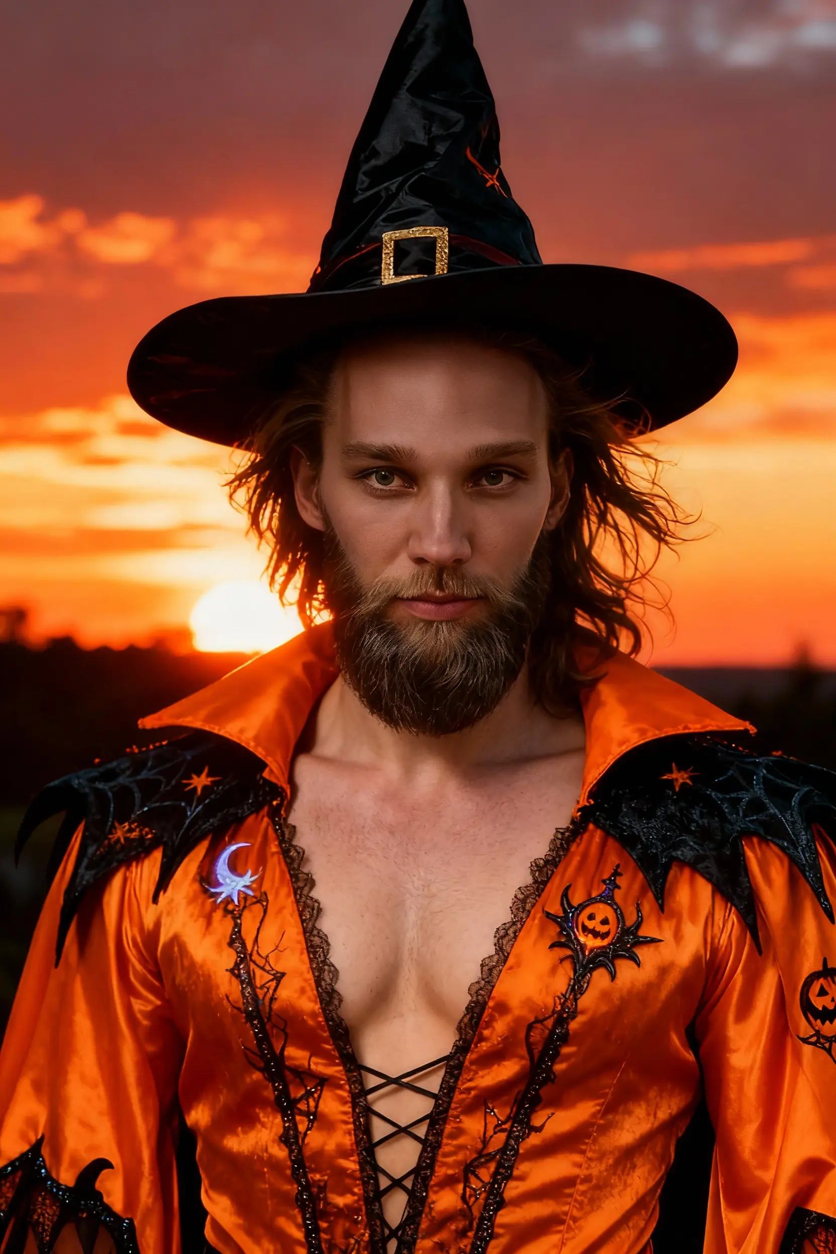 Mystical Halloween AI Portrait for Men