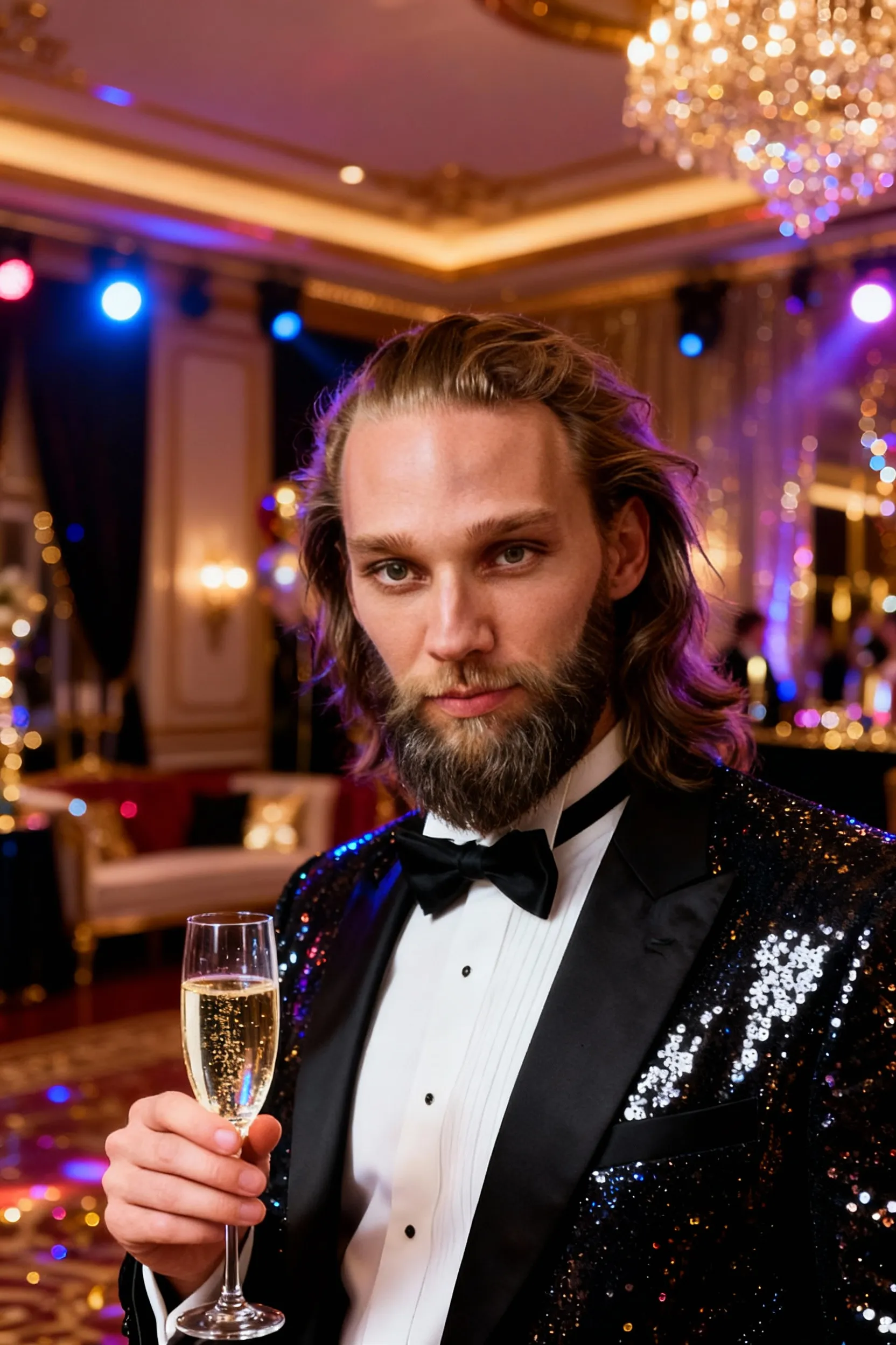 New Year's Eve AI Portraits AI portrait for man