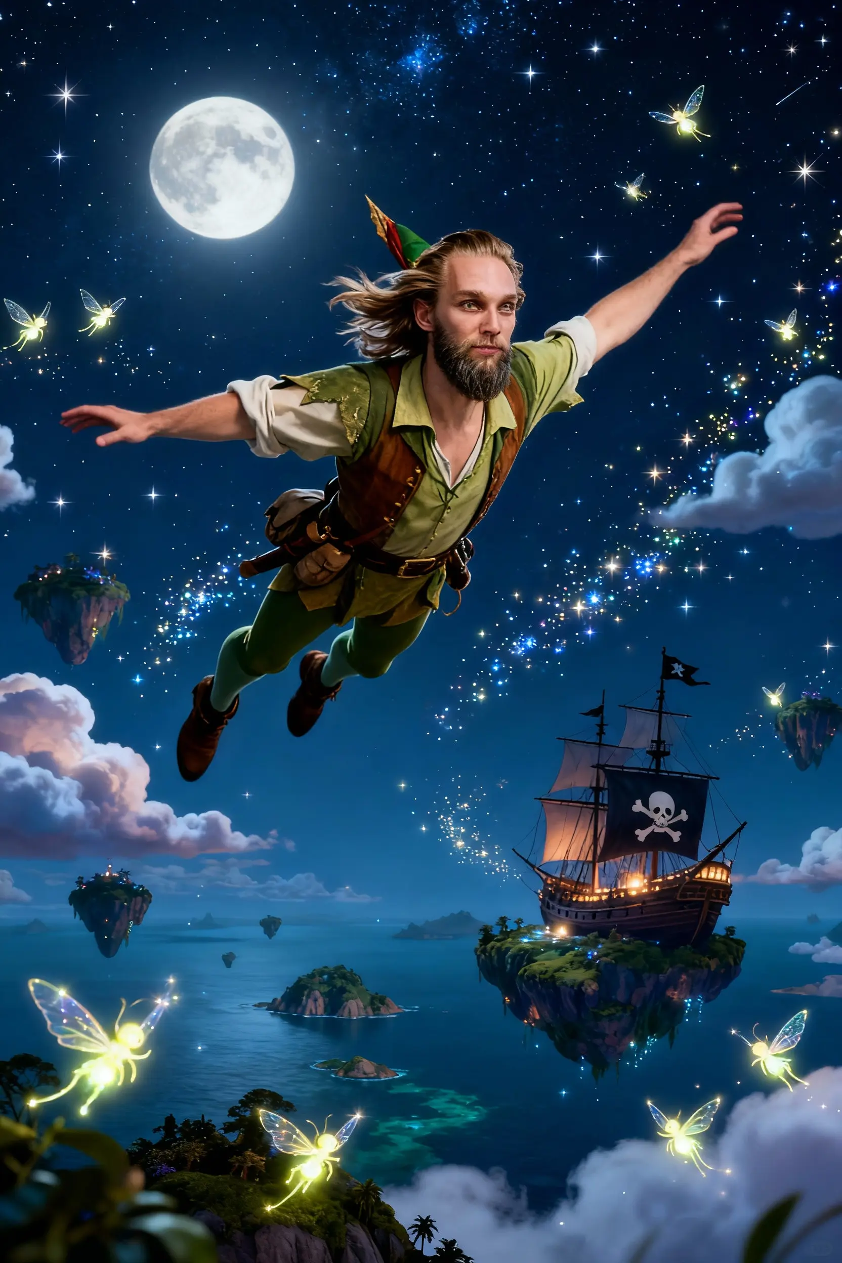 See yourself as Peter Pan with AI