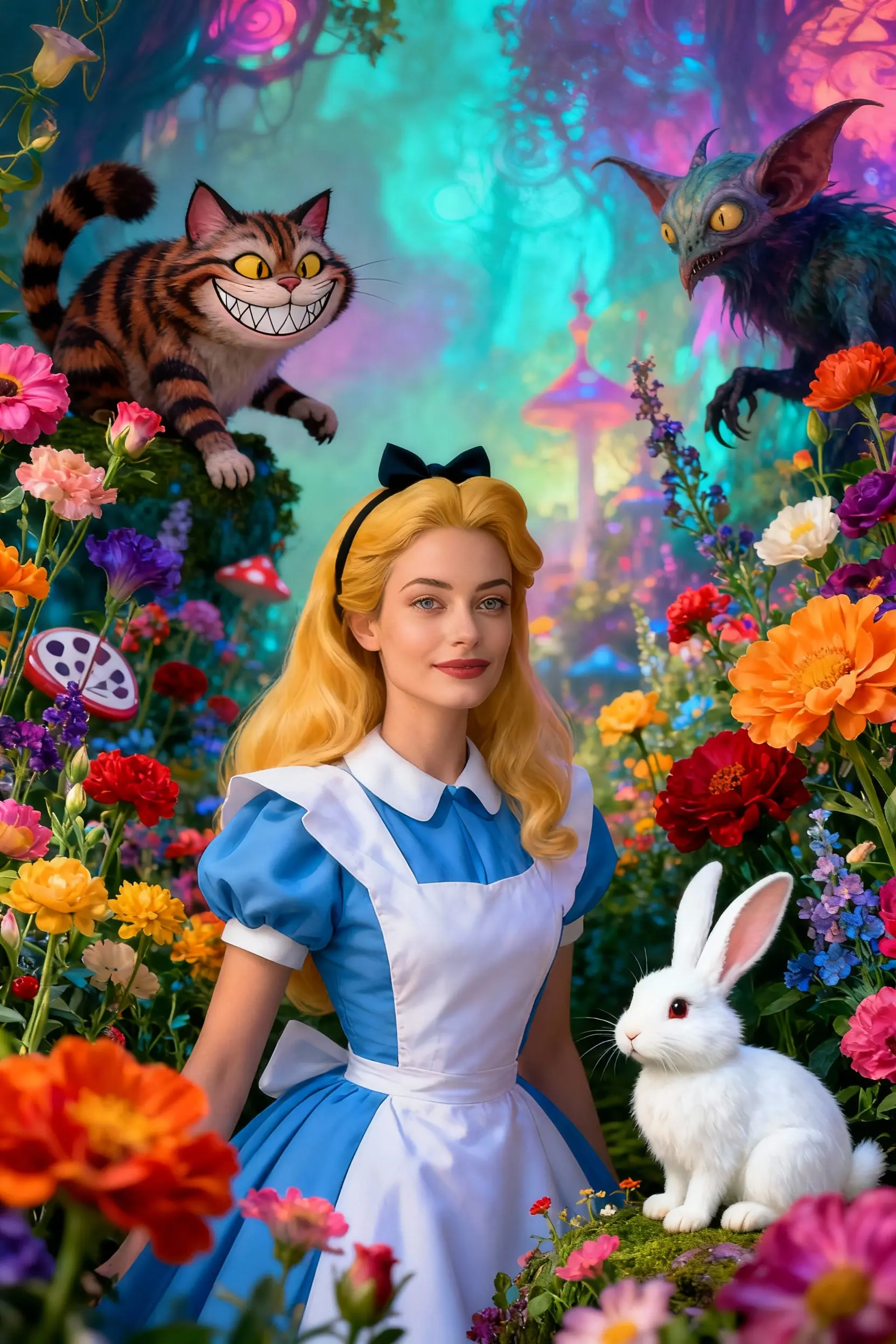 Alice In Wonderland AI Portrait for Women