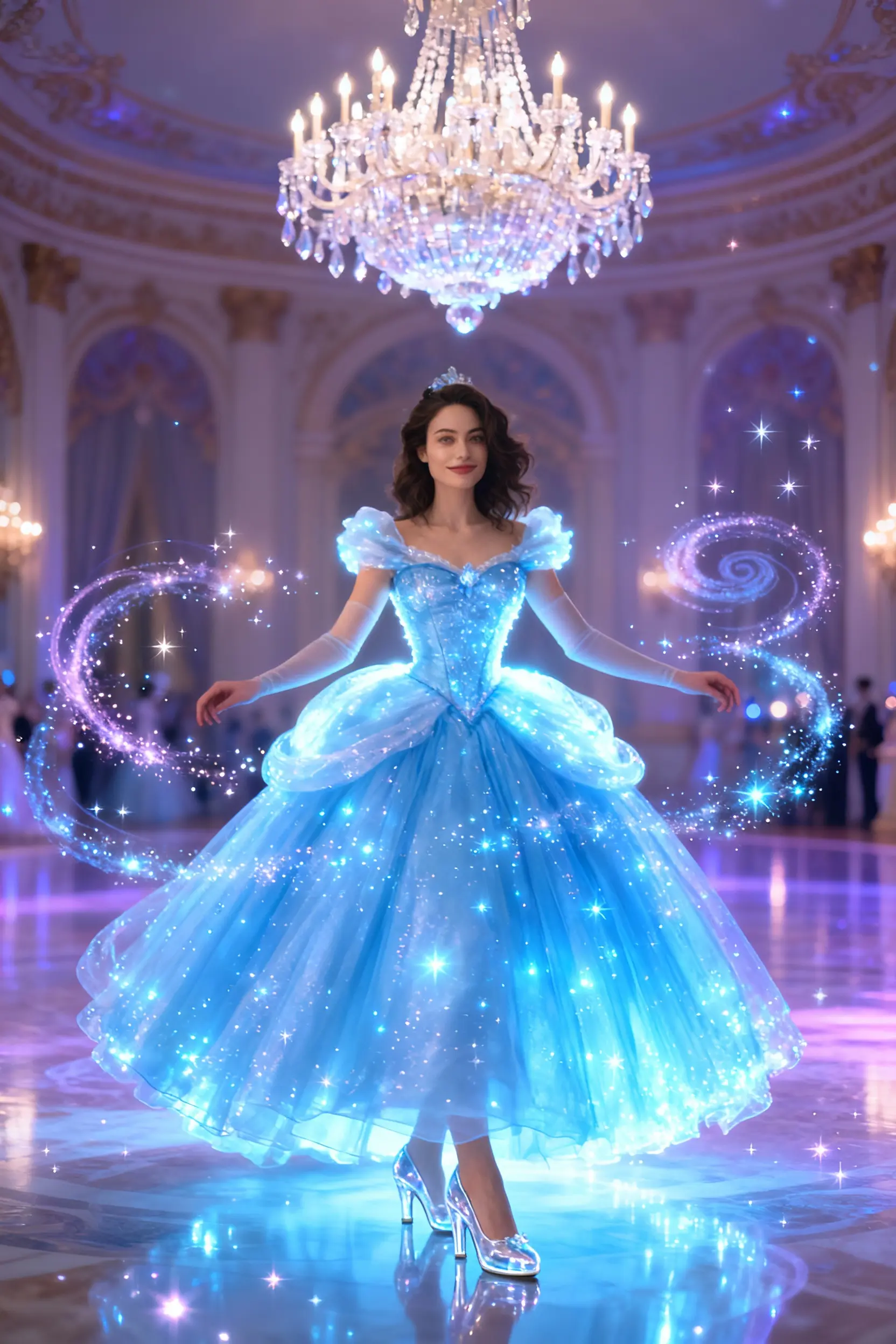 Cinderella Princess AI Portrait for Women