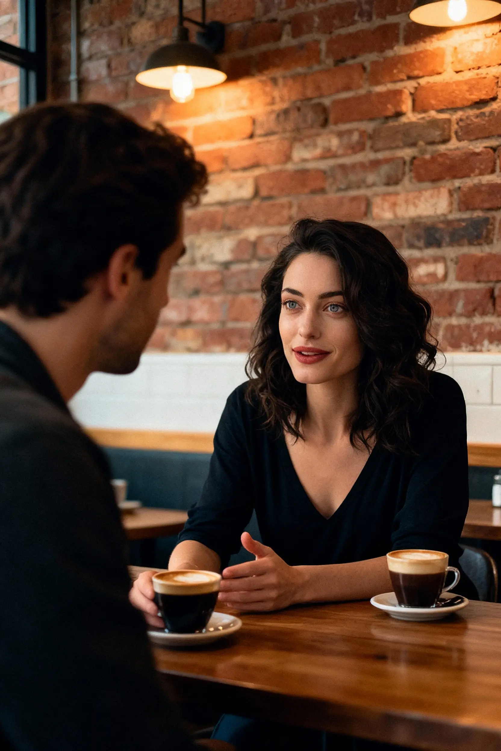 Coffee Shop Vibes AI Portraits AI portrait for woman