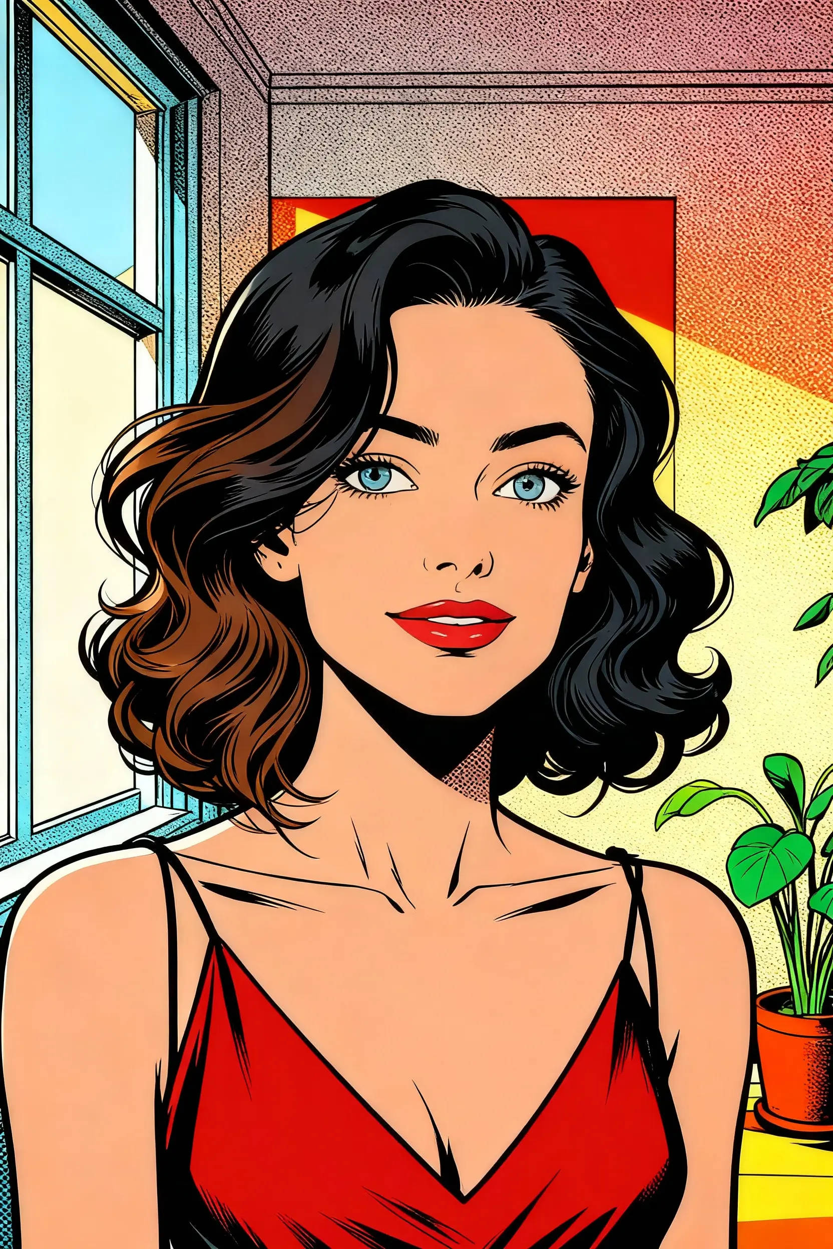 Comics AI Portrait for Women