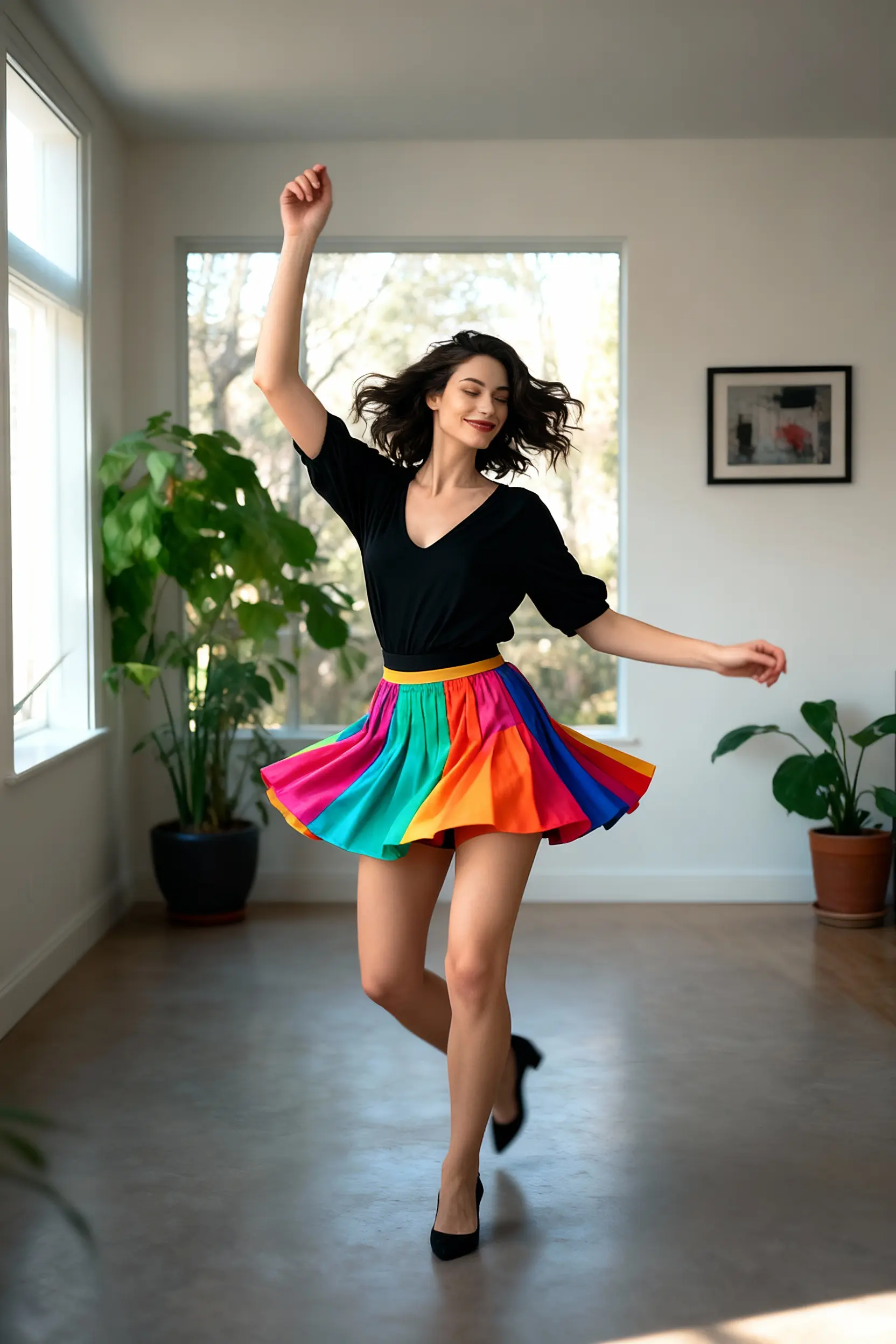 Dancing AI Portrait for Women