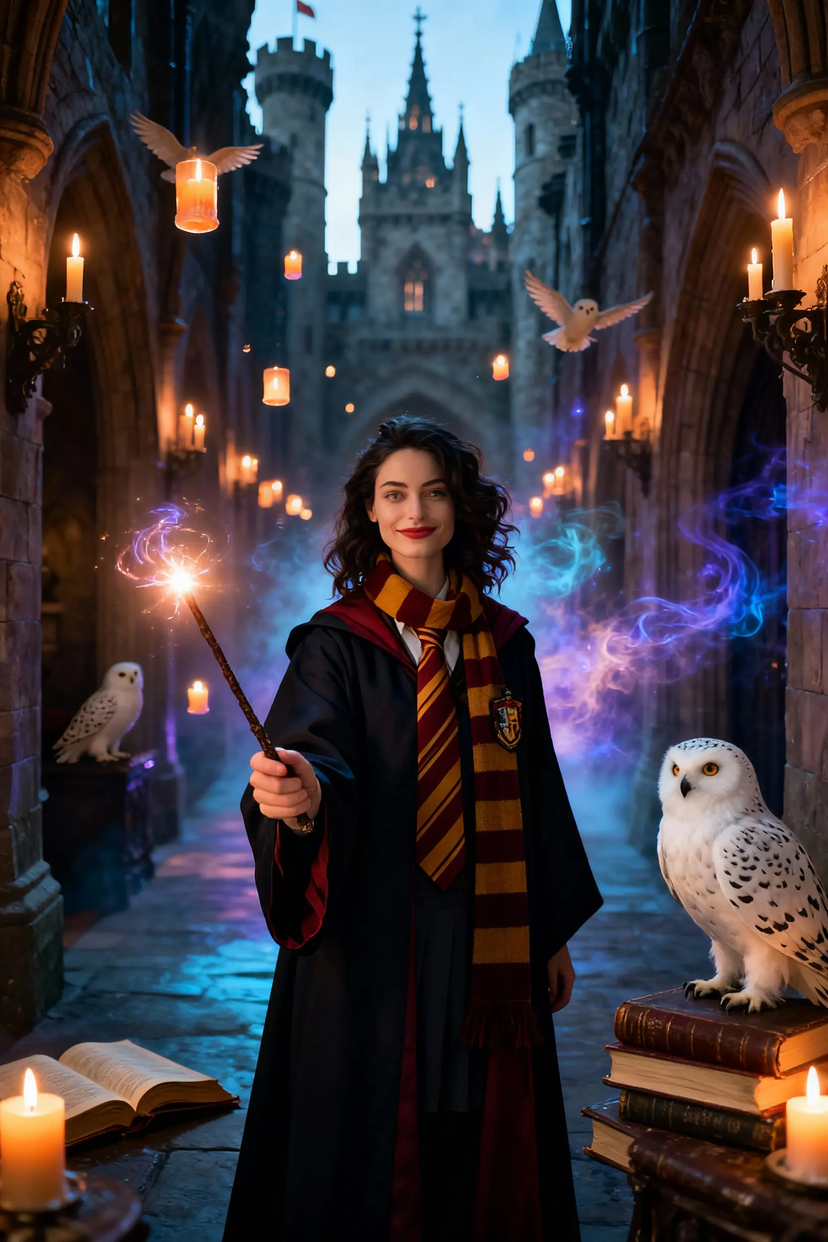 Harry Potter Wizard AI Portrait for Women