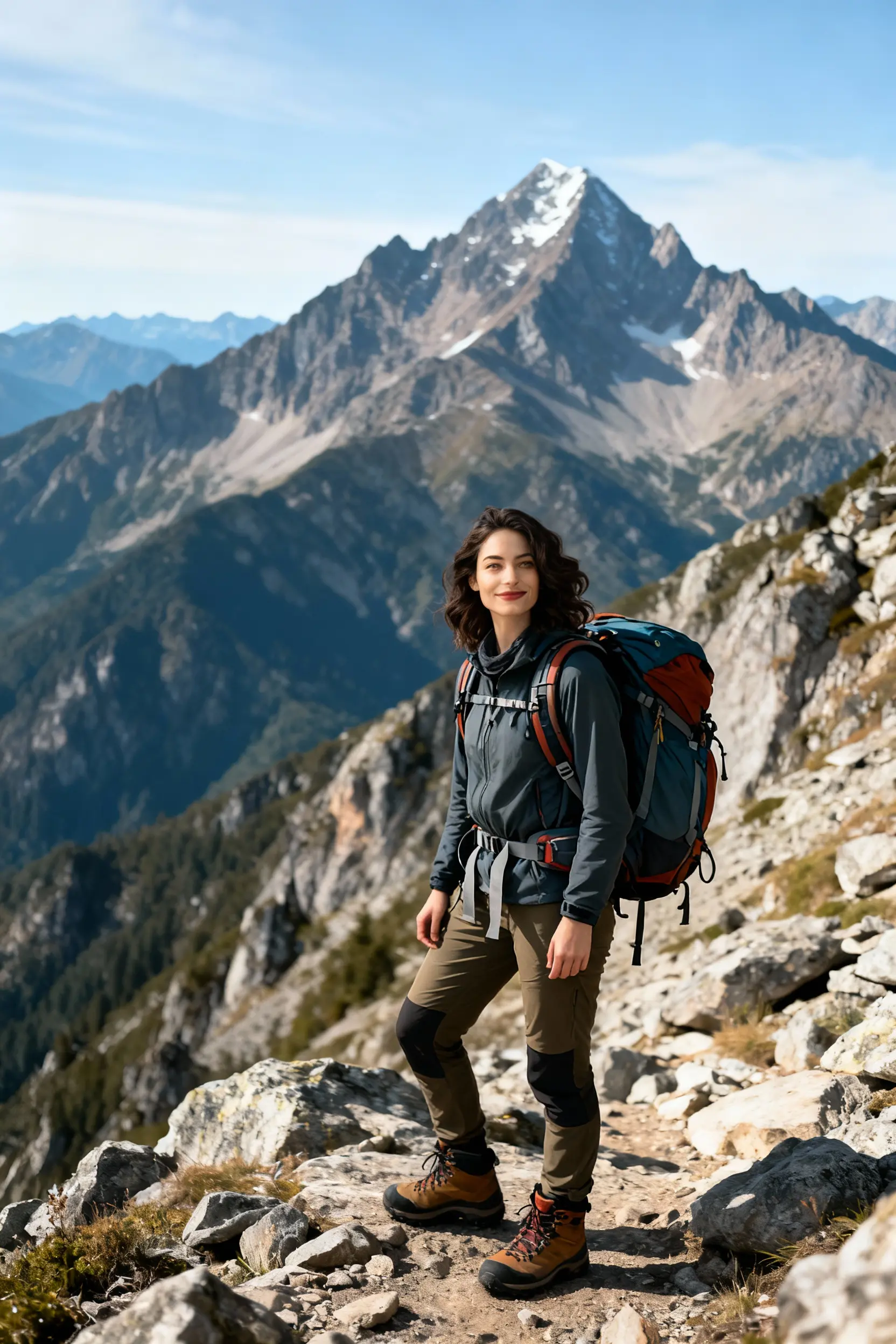 Mountain Explorer AI Portraits AI portrait for woman