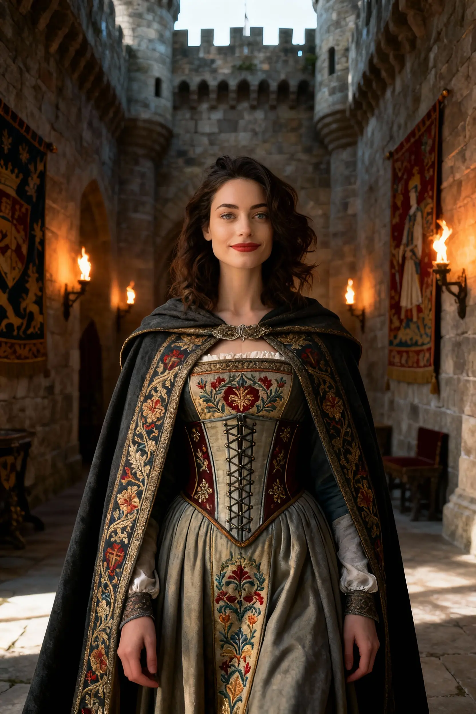 Medieval AI Portrait for Women