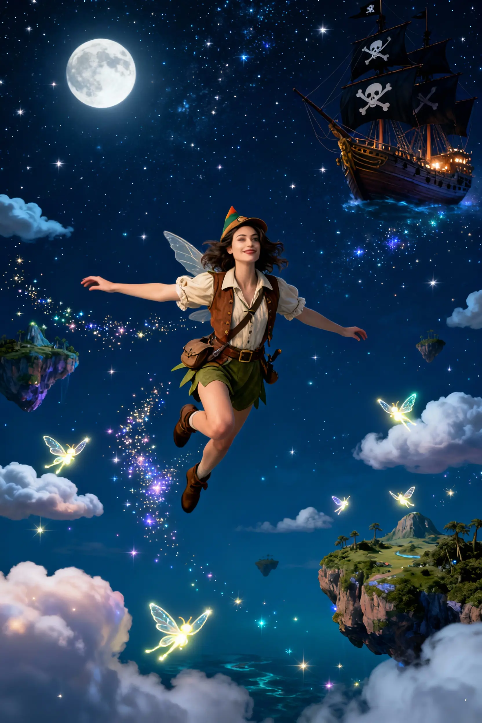 Peter Pan AI Portraits AI portrait for woman