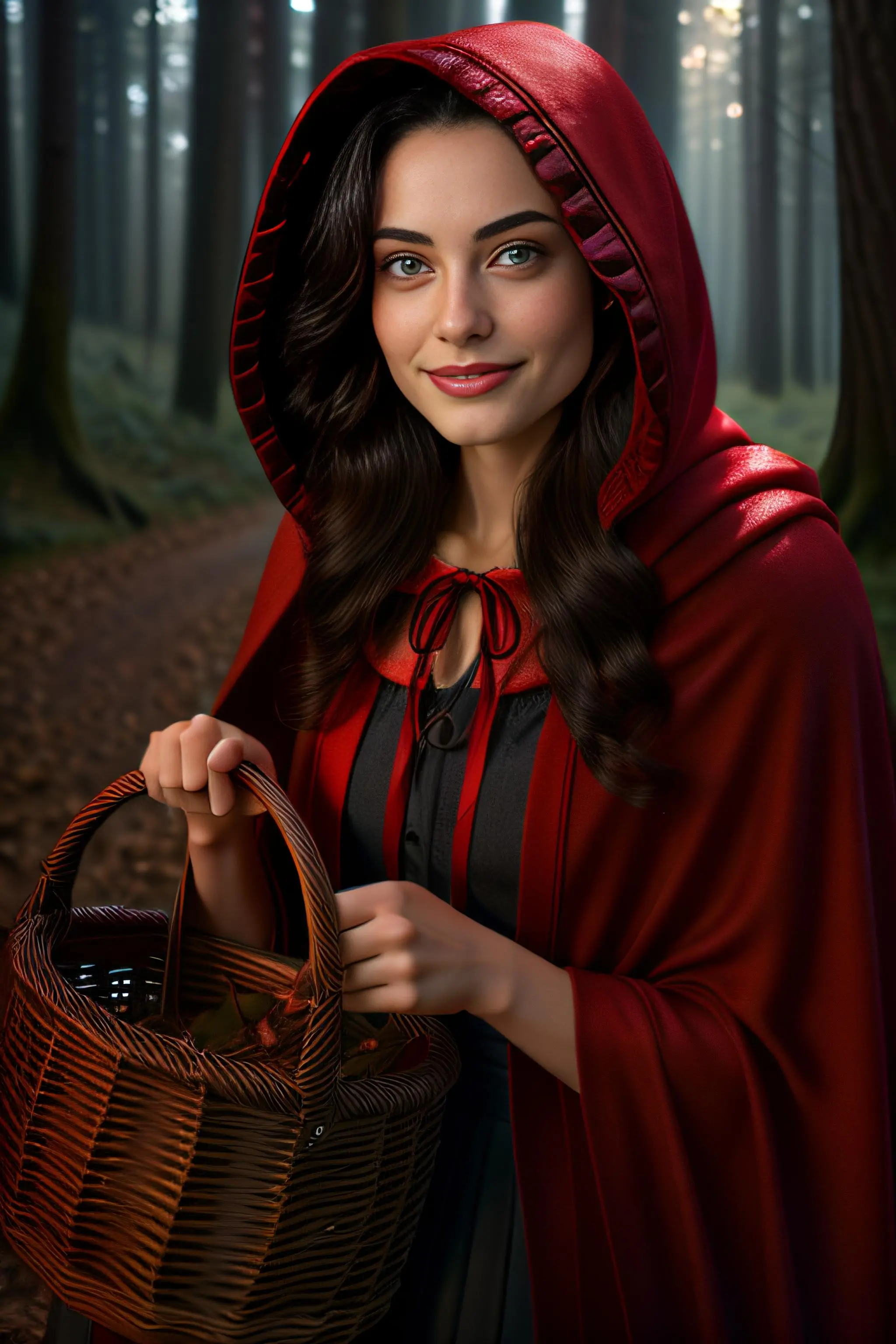 See yourself as Red Riding Hood with AI