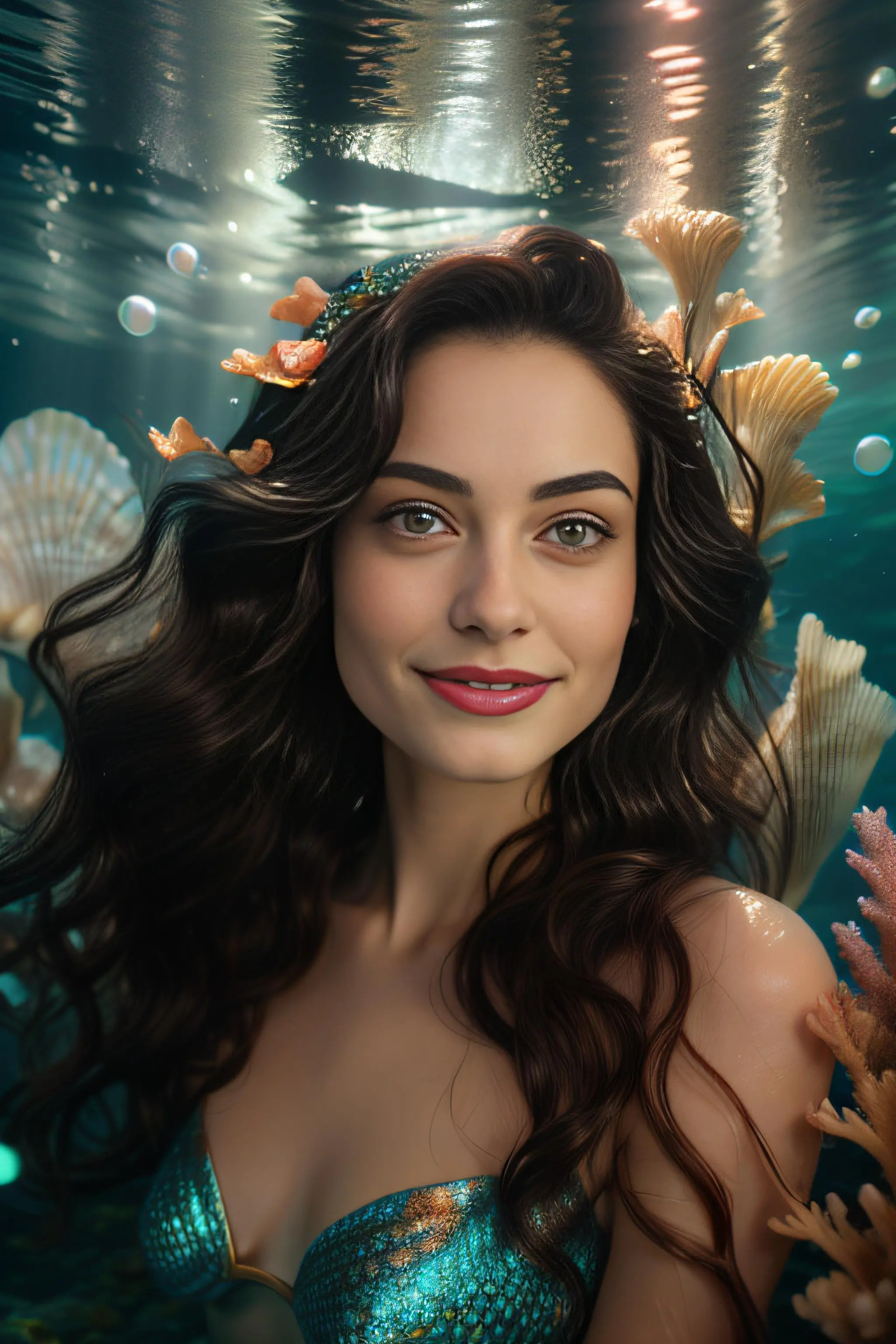 The Little Mermaid AI Portrait for Women