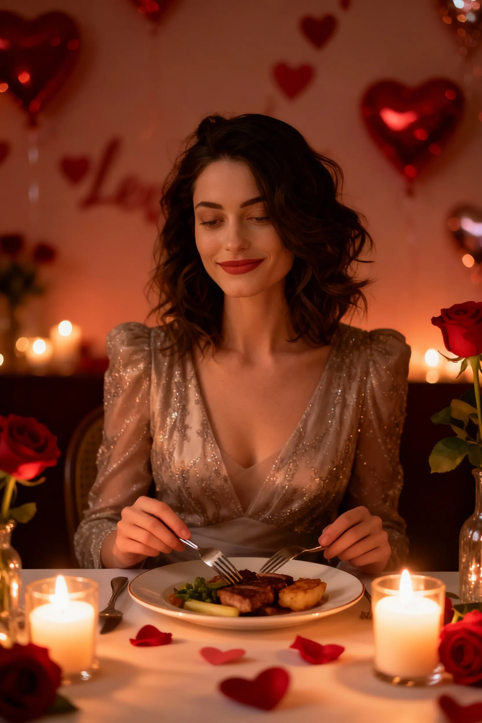 Valentine's Day AI Portraits AI portrait for woman
